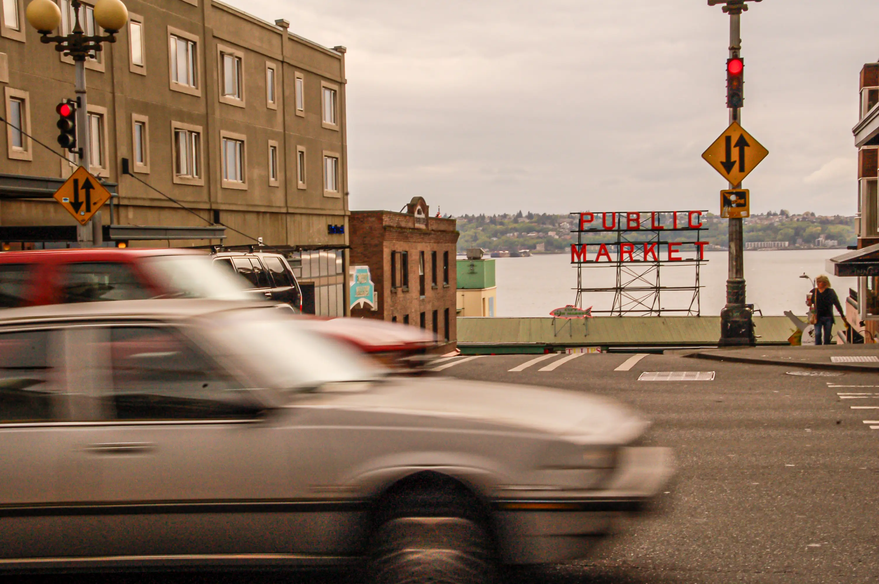 Exploring areas around the Pike Place Market in Seattle, Washington.