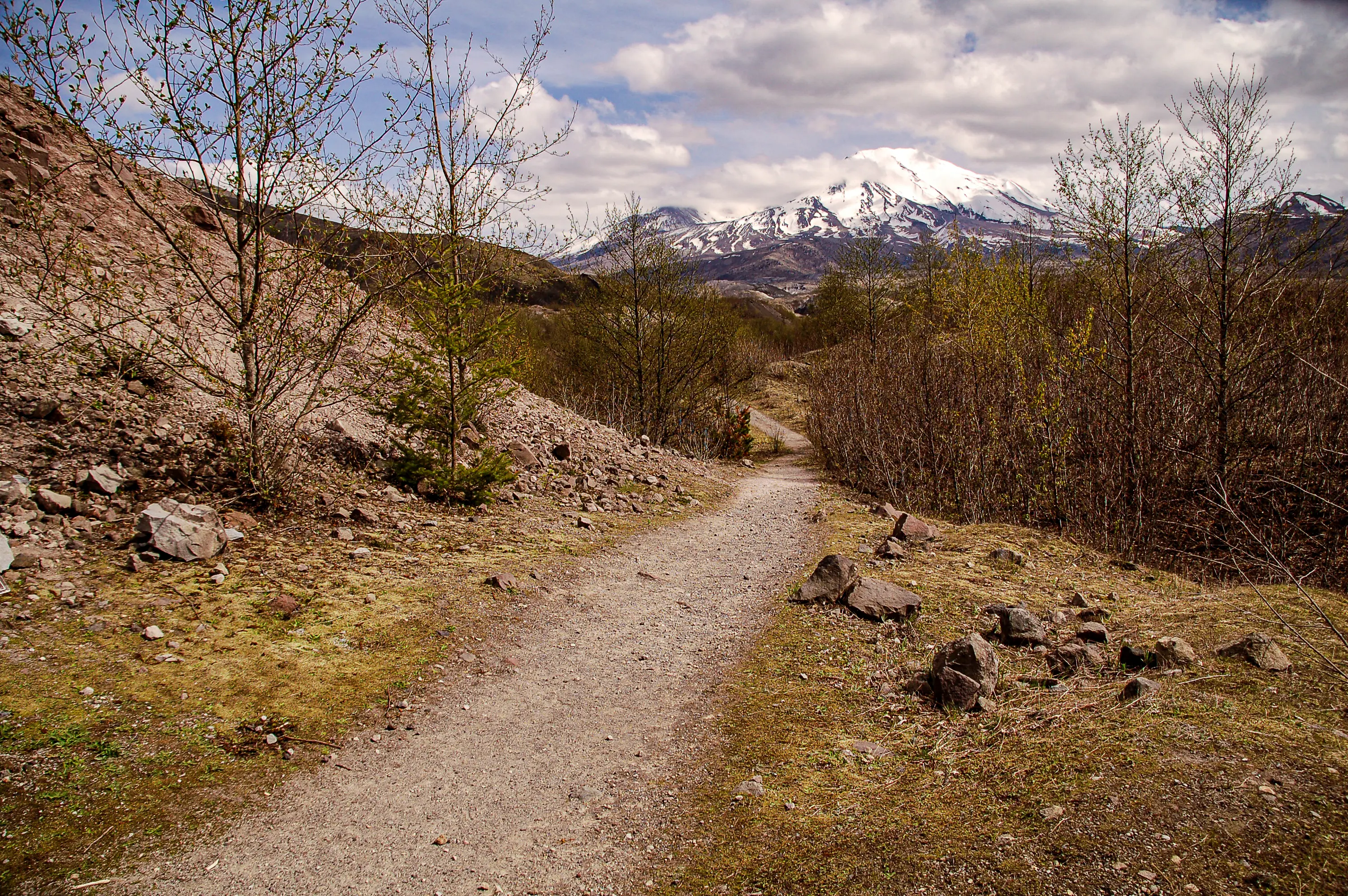 Hiking and exploring the areas around Mt. Saint Helens.