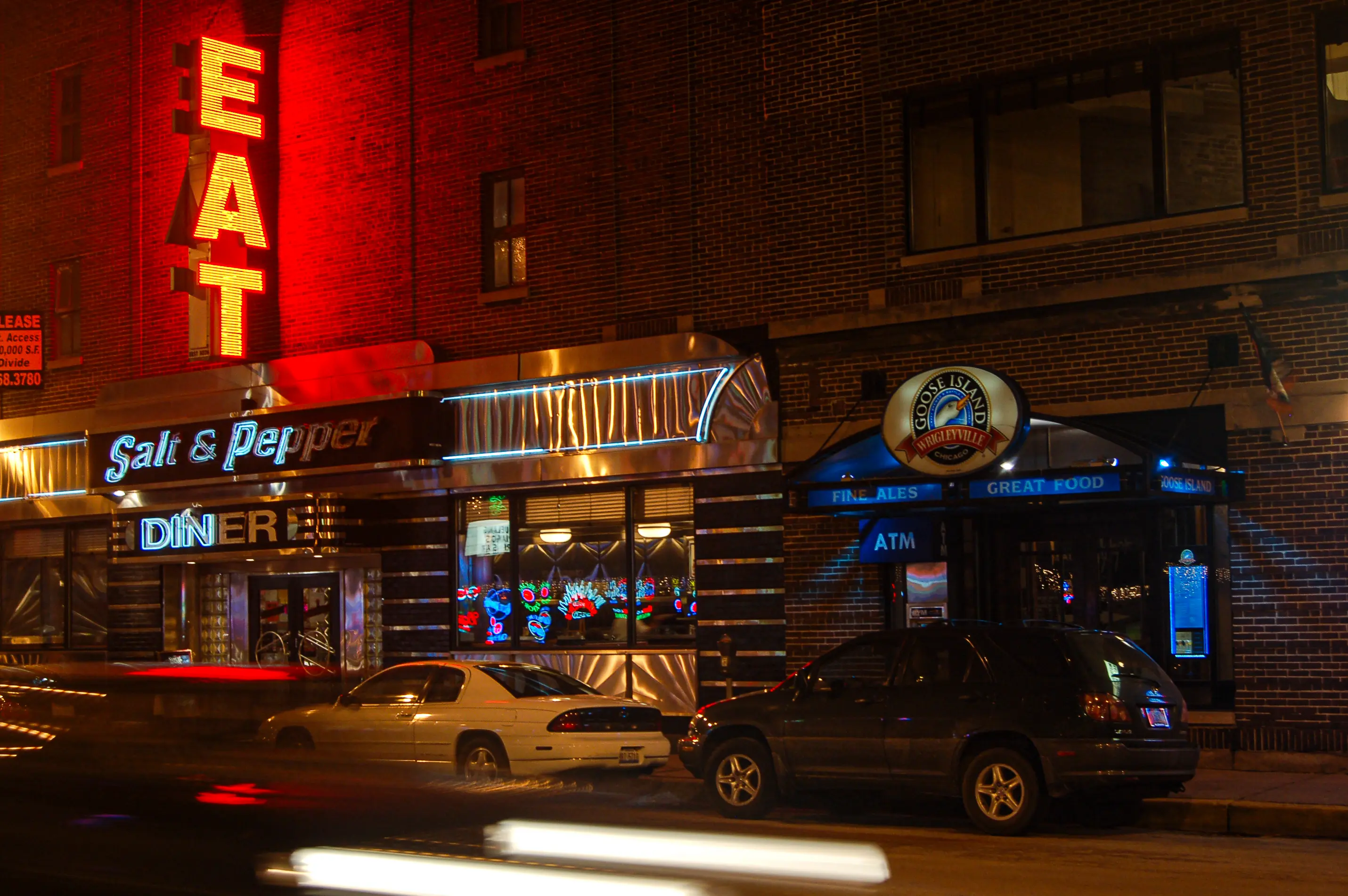Always late nights at the now shuttered Salt & Pepper Cafe in Wrigleyville.
