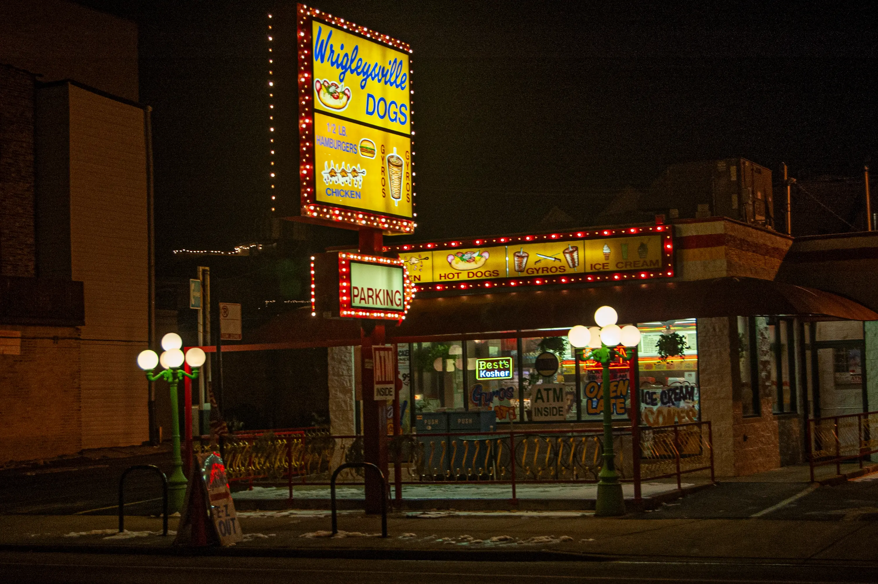 Nothing better than a Chicago dog on a cold evening.