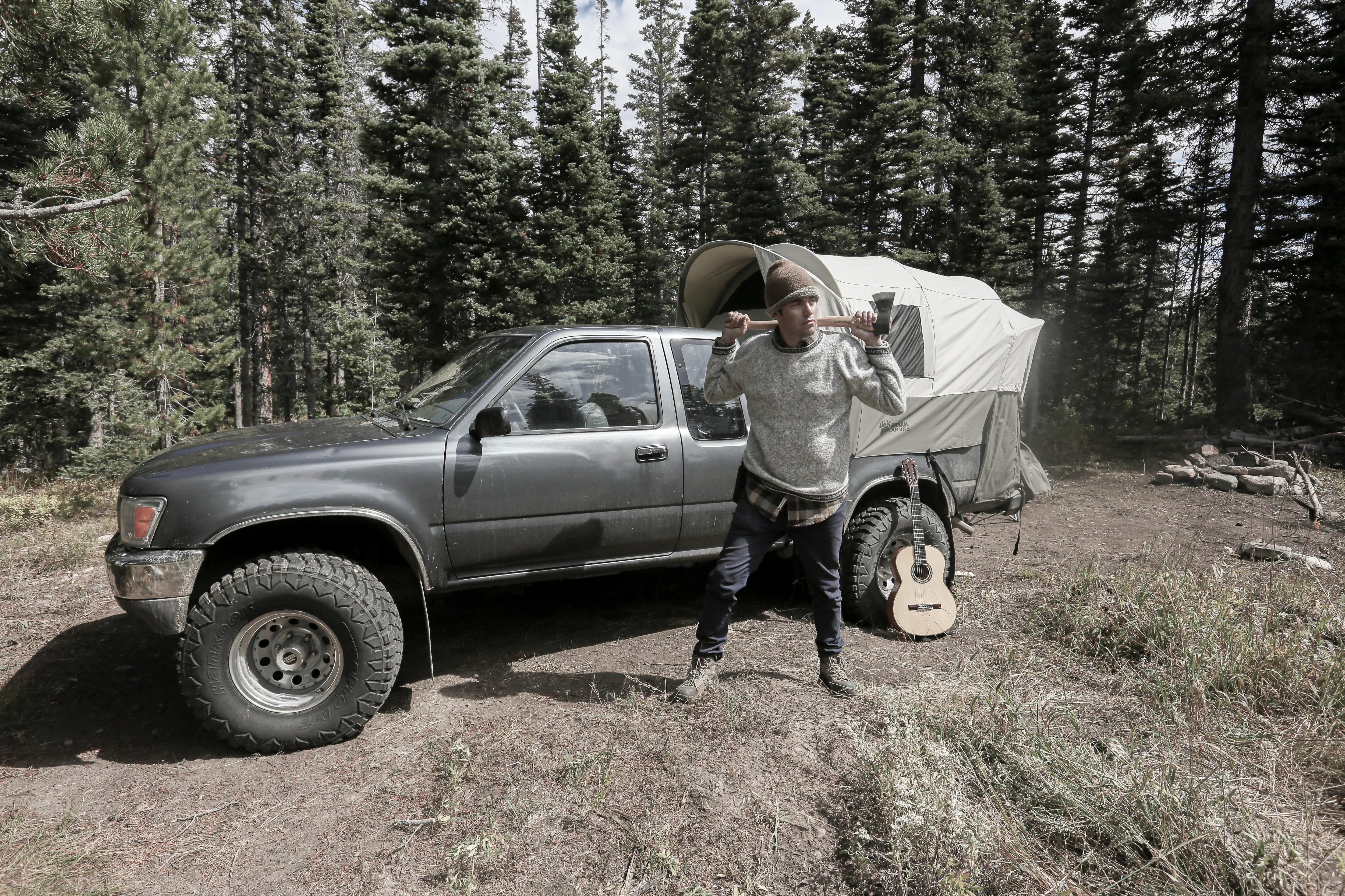 Mountain views along a Colorado scenic byway in the San Juan range.