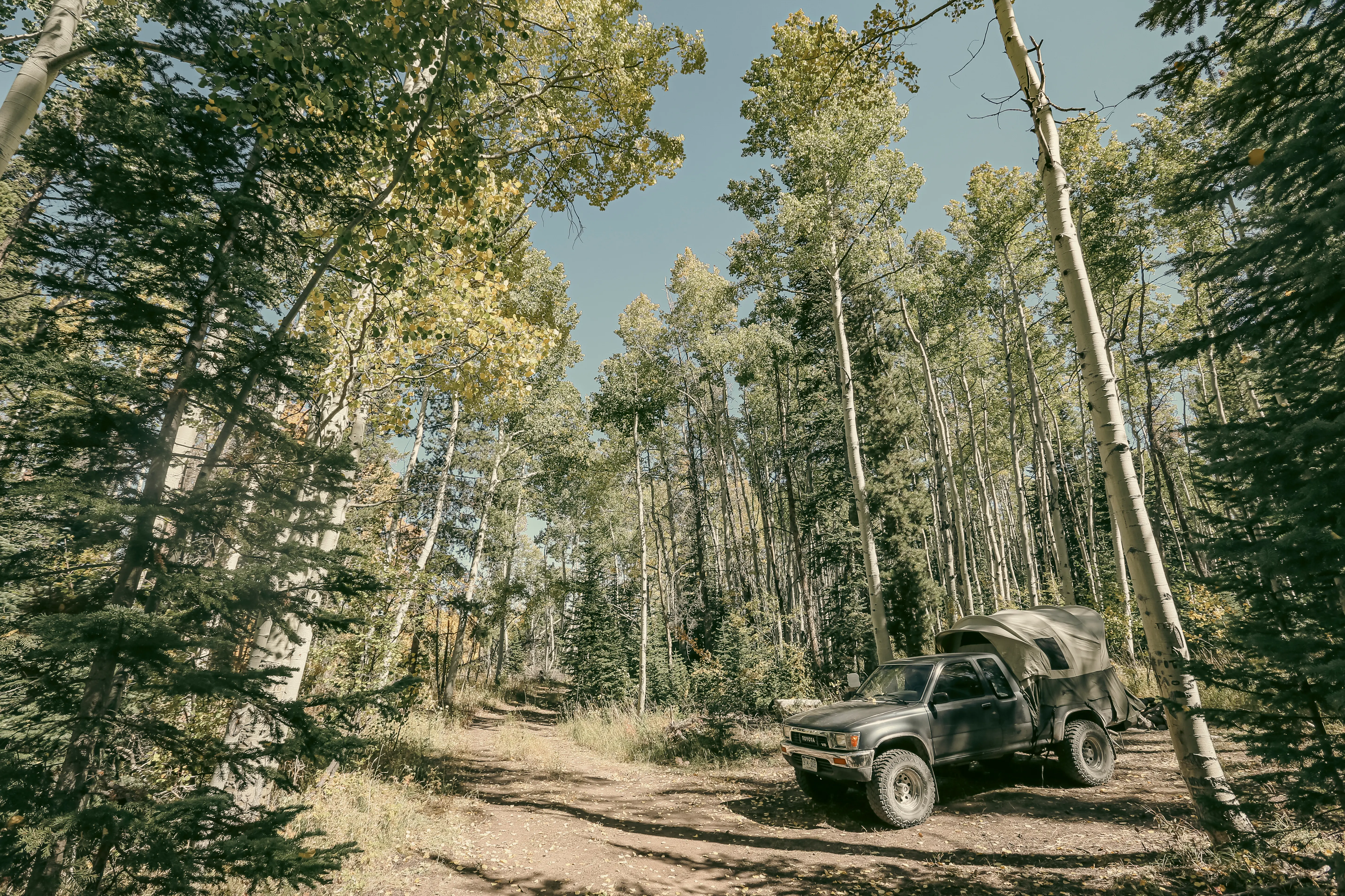 Mountain views along a Colorado scenic byway in the San Juan range.
