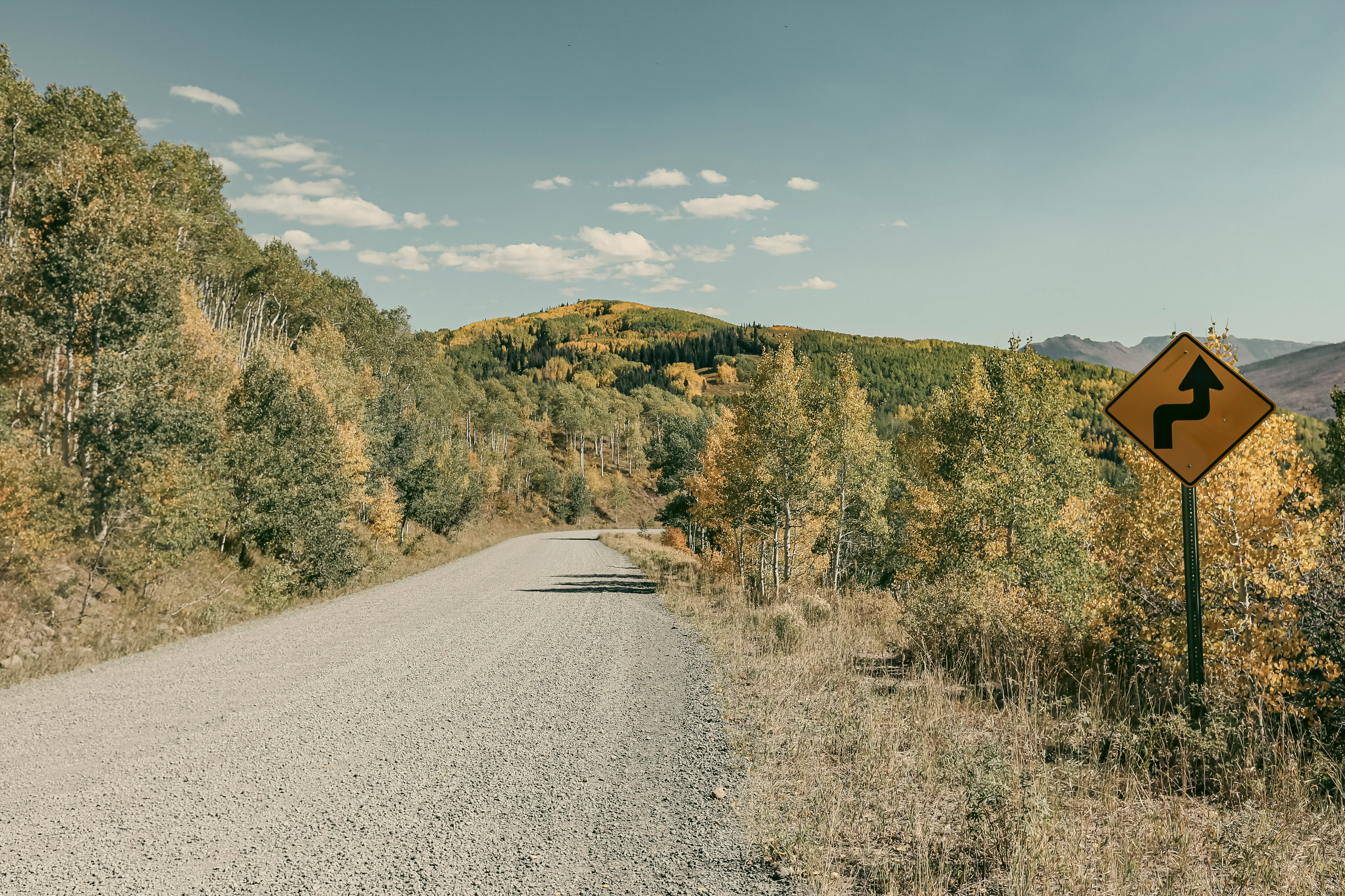 Mountain views along a Colorado scenic byway in the San Juan range.