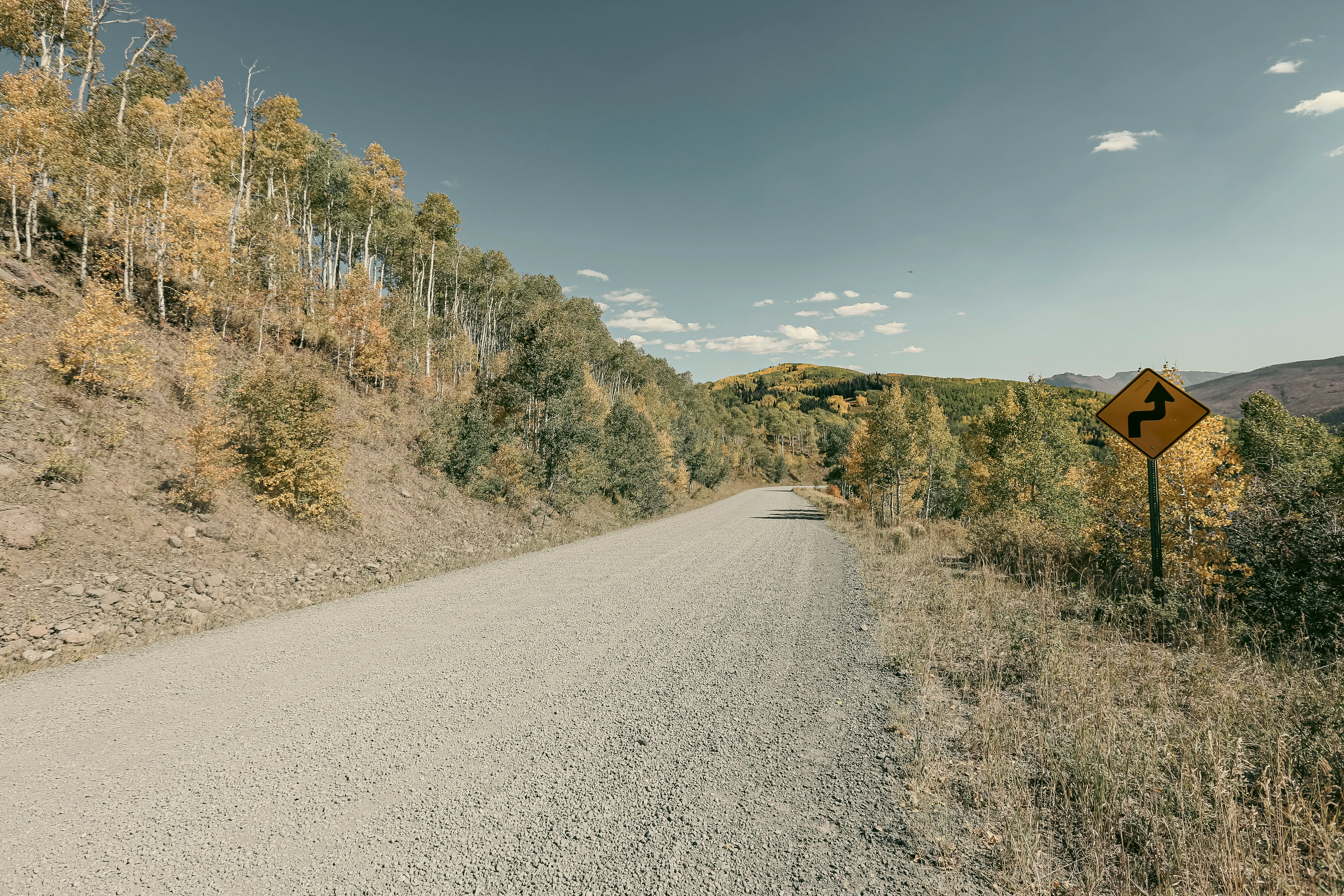 Mountain views along a Colorado scenic byway in the San Juan range.