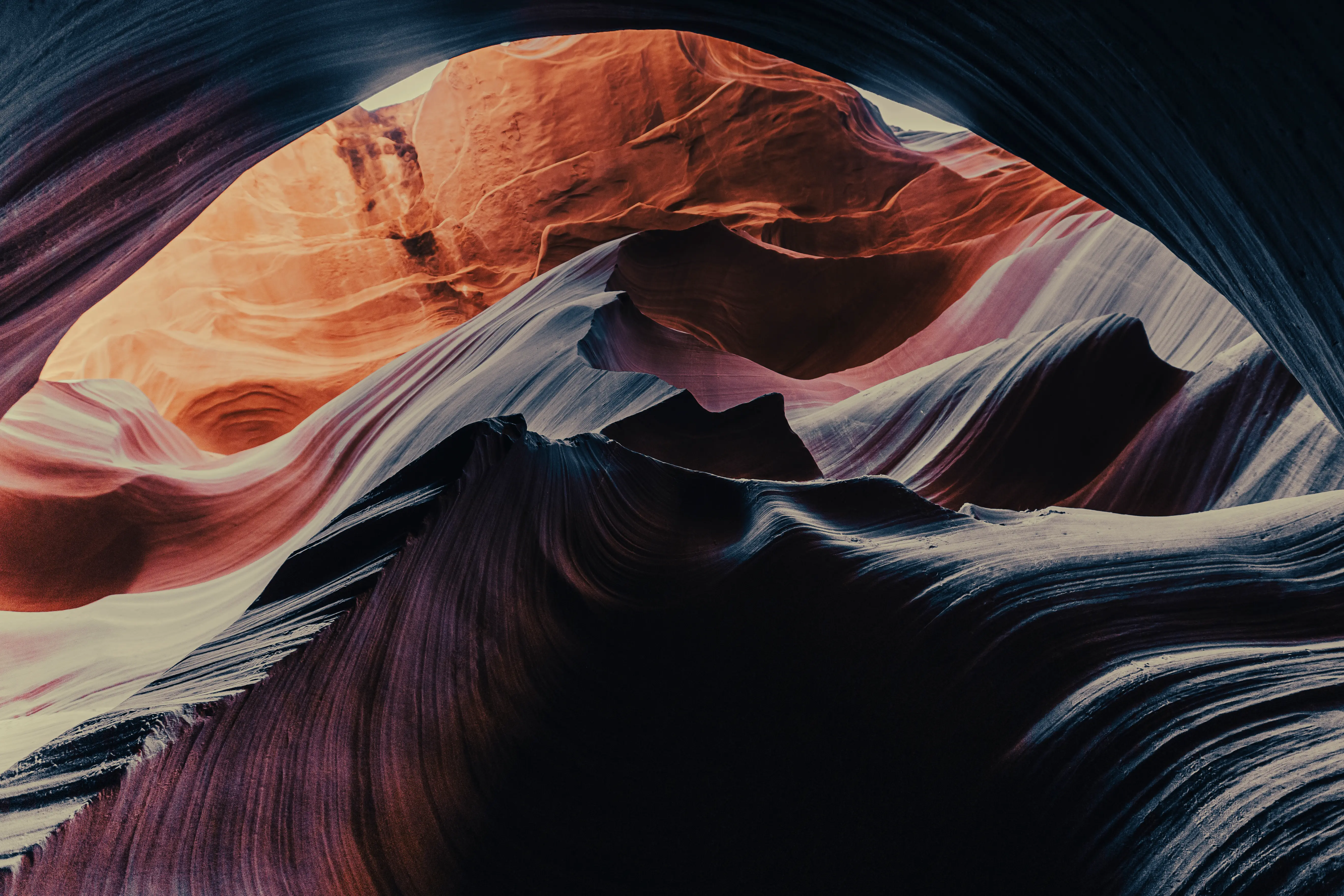 The red-rock landscape around Page, Arizona and Lake Powell.