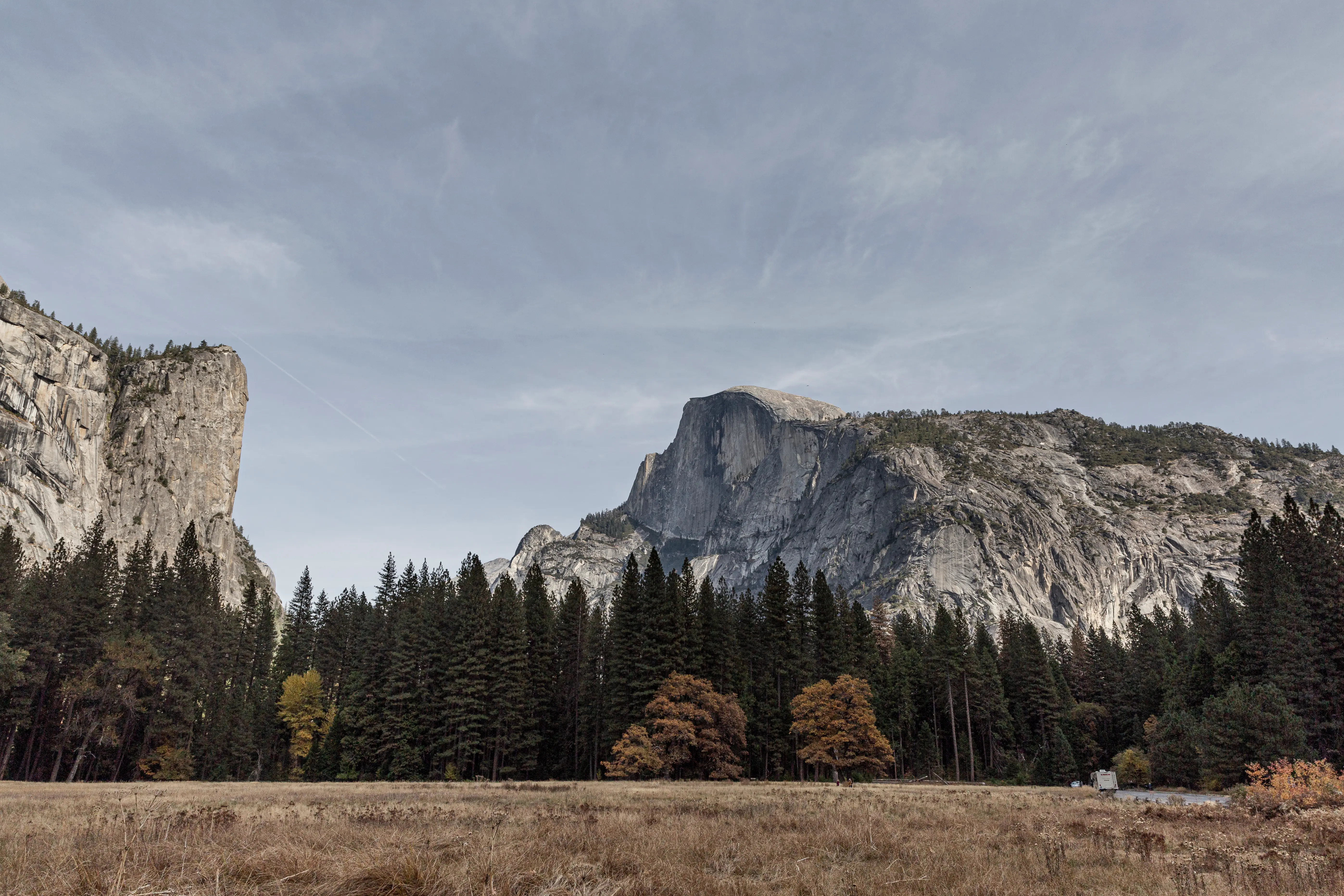 Autumn light across Yosemite Valley, California.