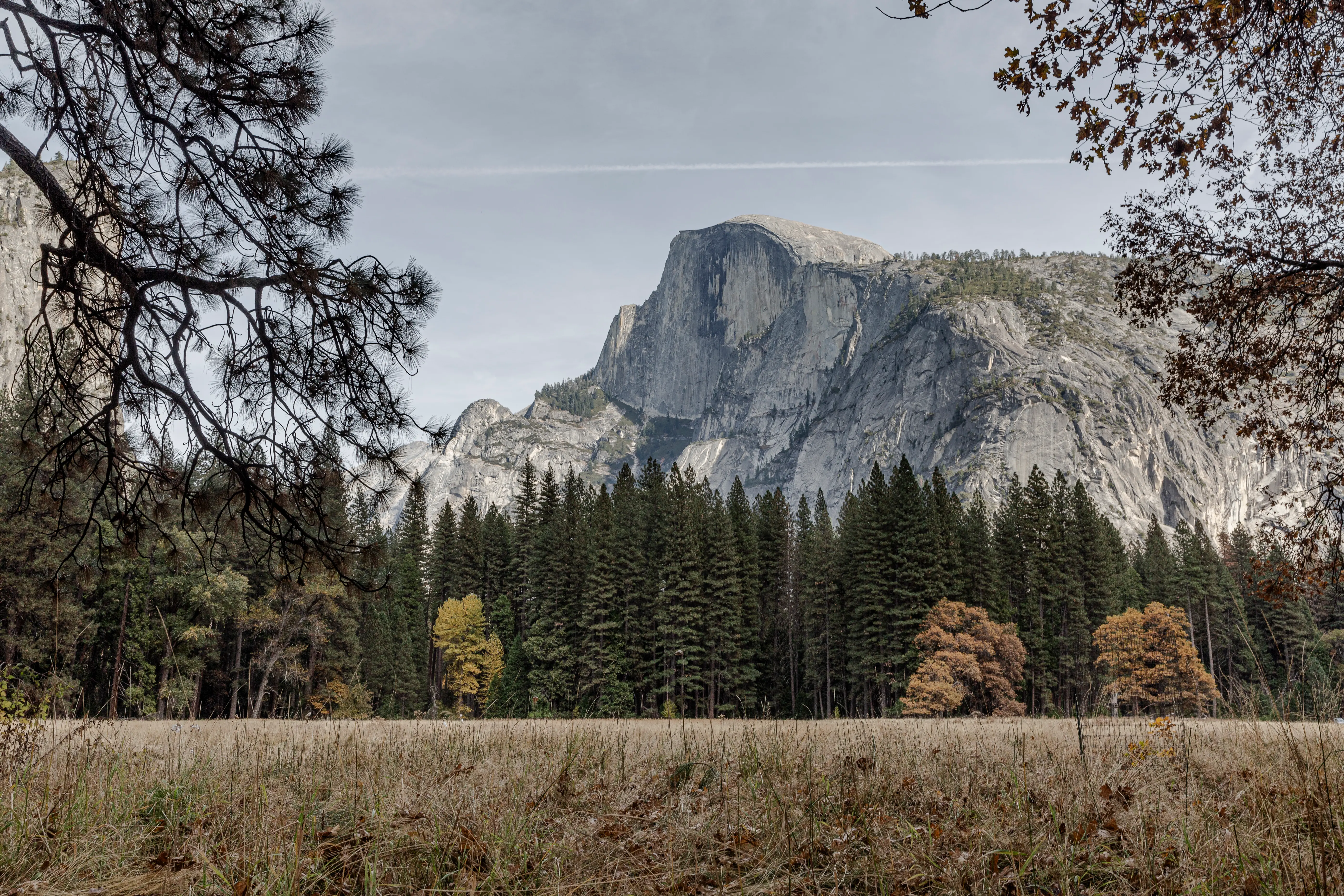 Autumn light across Yosemite Valley, California.