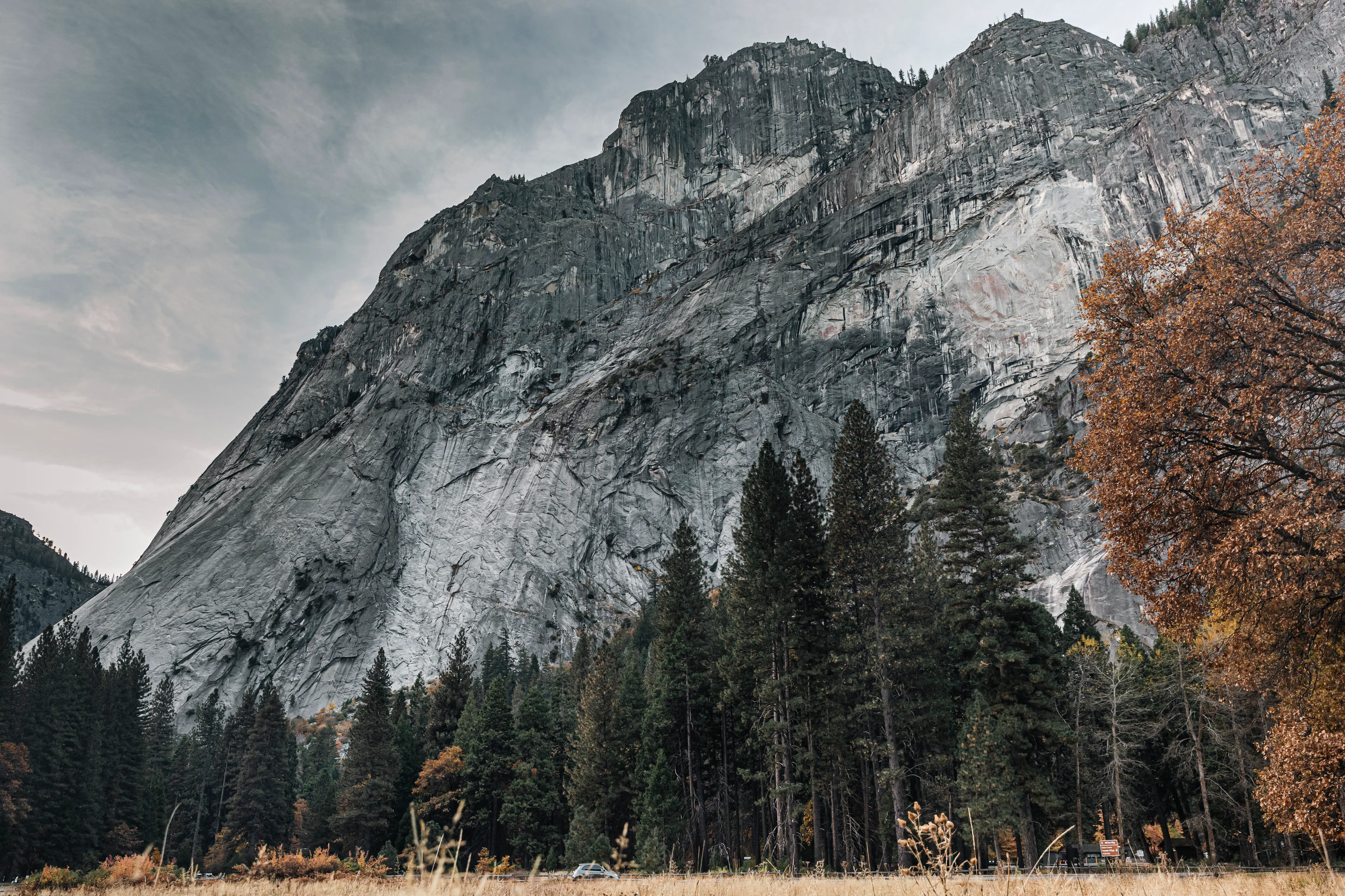 Autumn light across Yosemite Valley, California.